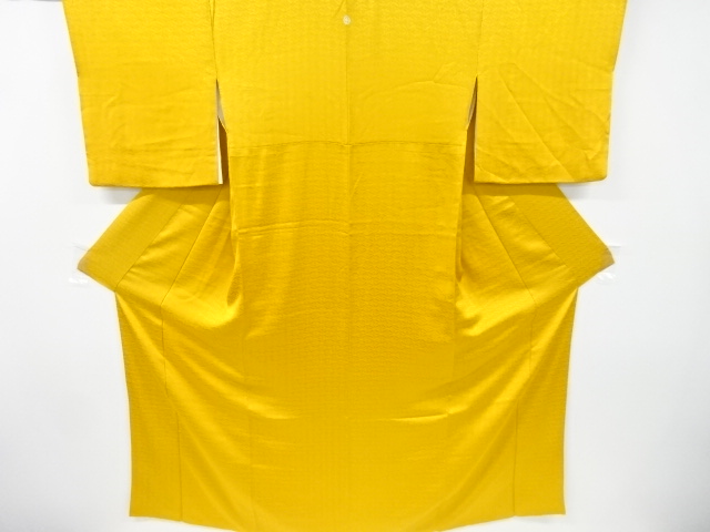 JAPANESE KIMONO / VINTAGE IROMUJI KIMONO / SILK / WOVEN CRANE & RHOMBUS